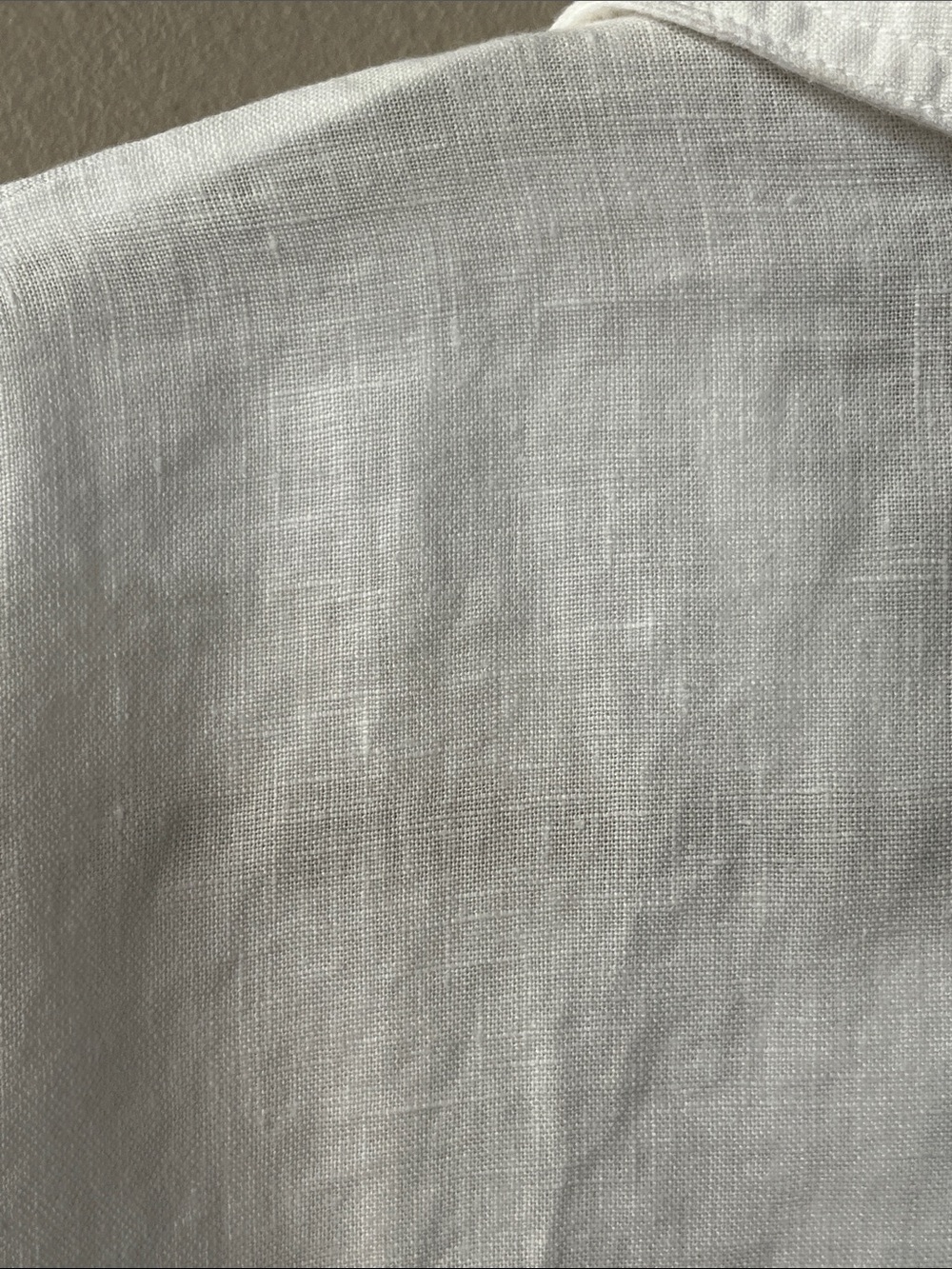 Everlane Linen Workwear short sleeve button down shirt size XL white - Picture 7 of 12